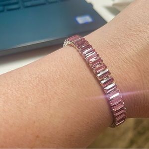 Touchstone Crystal Luxe bracelet in Pink